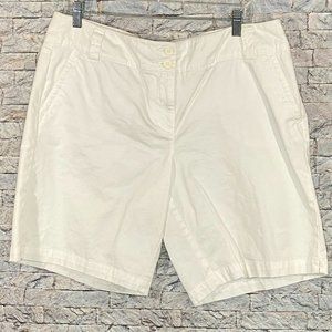 Chino White Shorts